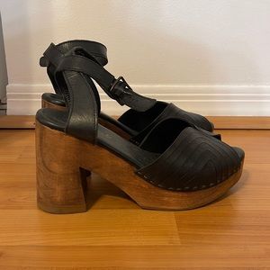 Wooden heels